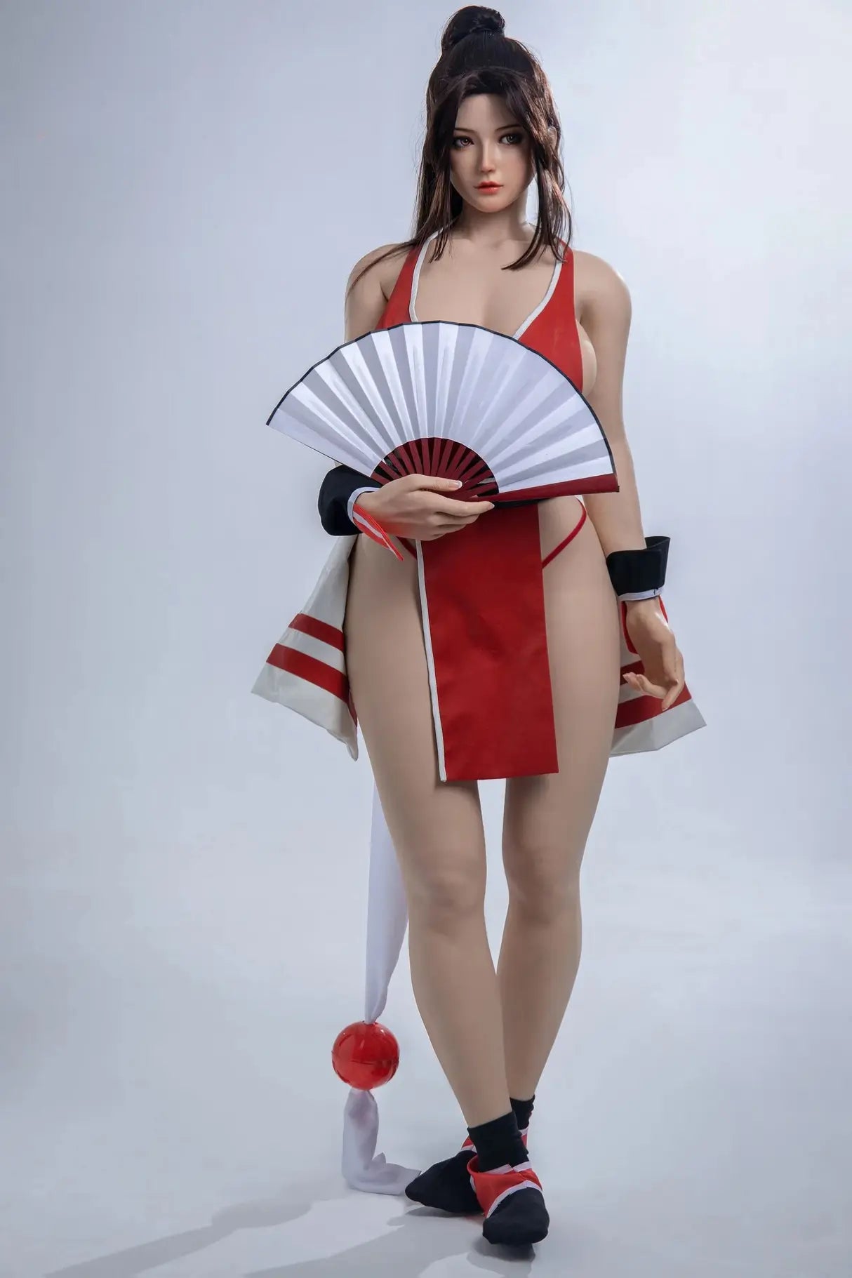 Mabushee – Mai Shiranui Cosplay Sex Doll | Red Kunoichi Costume. Asian Beauty | TopLoveDoll