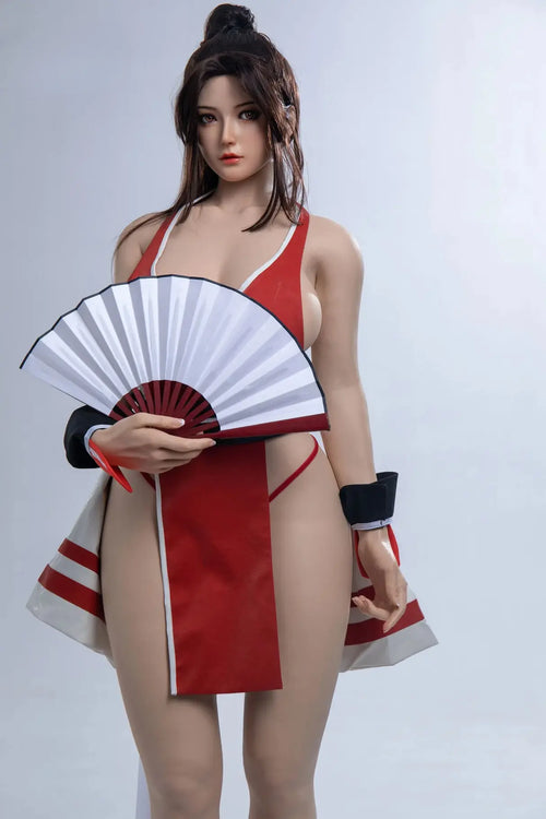 Mabushee – Mai Shiranui Cosplay Sex Doll | Red Kunoichi Costume. Asian Beauty | TopLoveDoll