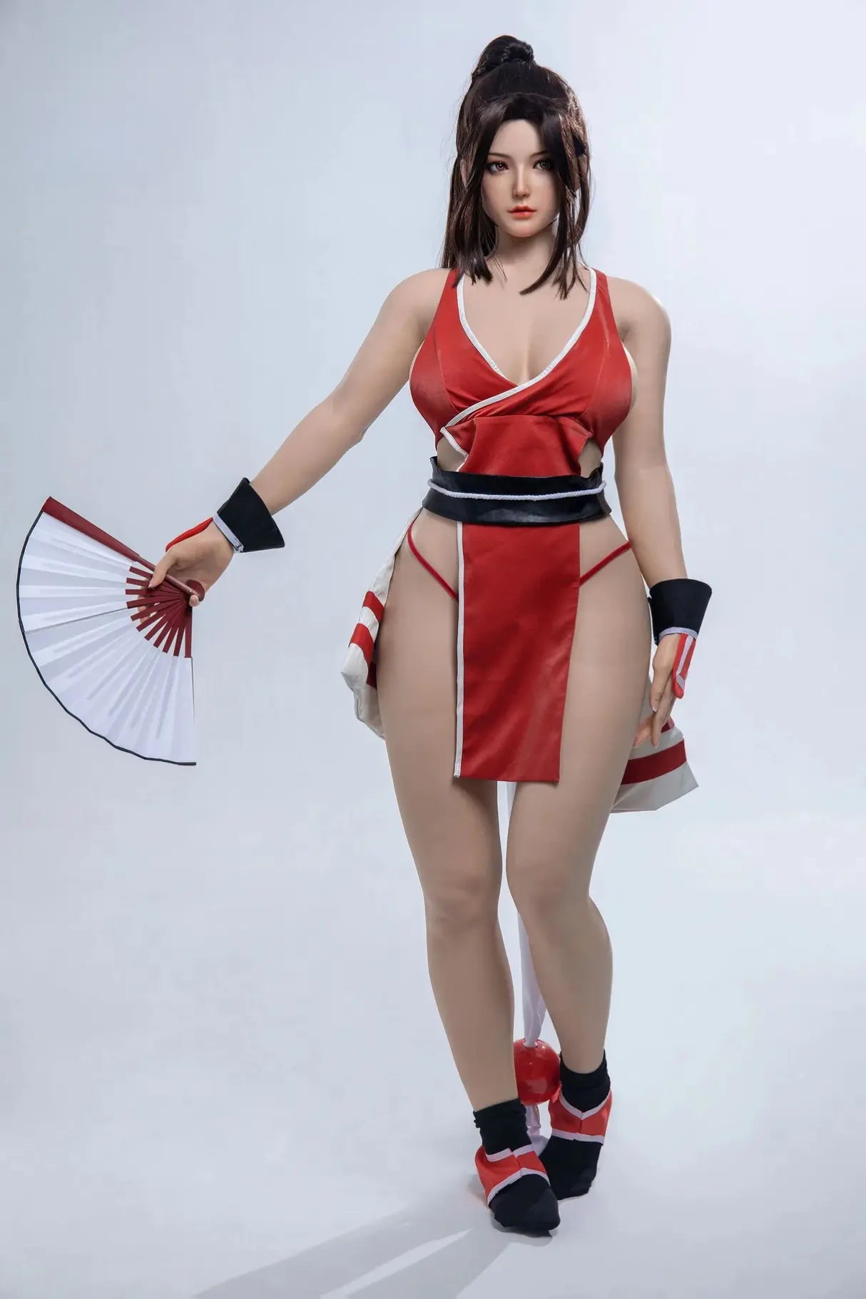 Mabushee – Mai Shiranui Cosplay Sex Doll | Red Kunoichi Costume. Asian Beauty | TopLoveDoll